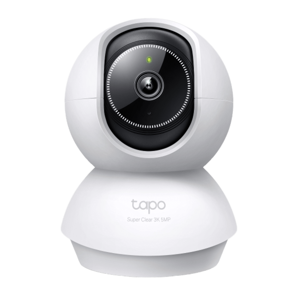 Cámara de Seguridad Doméstica Tapo C230 / 5MP 3K (2880×1620) / 360° Pan-Tilt / Detección Inteligente IA / Visión Nocturna 12 m (40 ft) / Audio Bidireccional / Almacenamiento microSD 512GB / Compatible Alexa y Google H