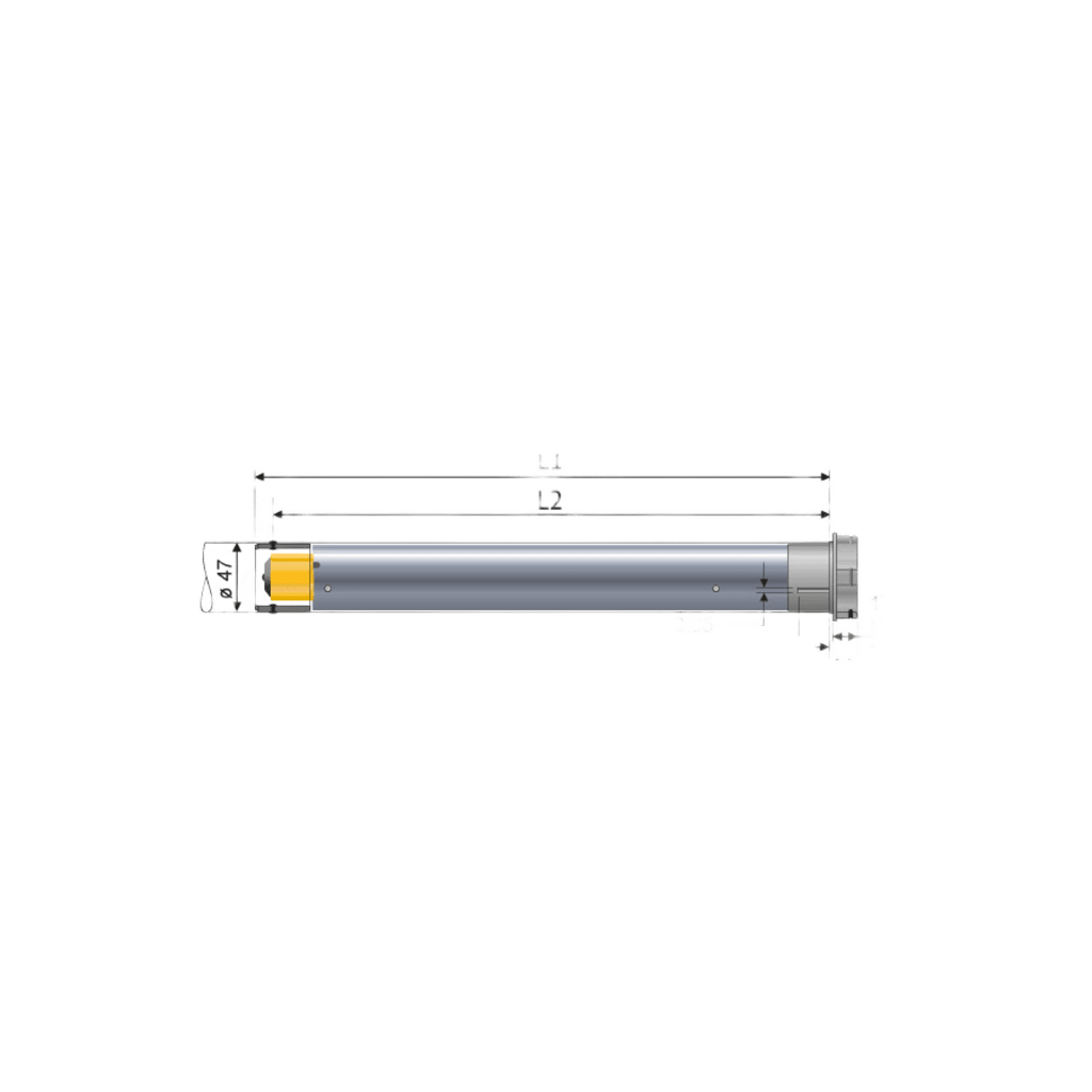 Motor inalámbrico RTS alimentación 110V para persianas, ventana de 3 mts ancho y alto 4 máximo