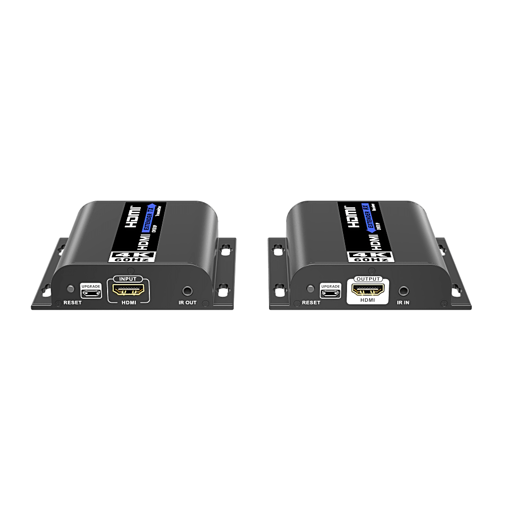 Kit Extensor HDMI | AV sobre IP | 4K@60Hz | 120 m | HDMI 2.0 | HDCP 2.2 | 18 Gbps | Conexión 1:1 , 1:N, N:1 , N:N | IR Bidireccional | Compatible con App iMMS