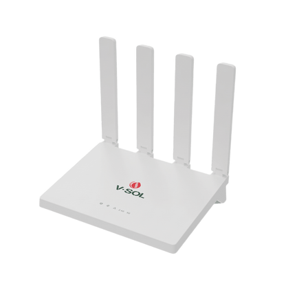 Router Inalámbrico WiFi 6 / 1 Puerto WAN Gigabit / 3 puertos LAN Gigabit/ Soporta MESH con las ONUs WiFi 6 de V-SOL