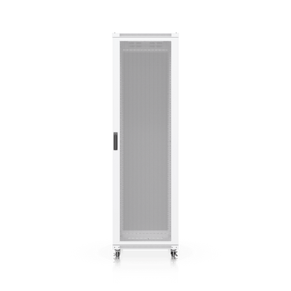 UACC Rack Cabinet 42U (600 × 1000 mm) – Gabinete de Piso Totalmente Ensamblado con Ventiladores Integrados, Paneles Removibles, Ruedas con Seguro y Puerta Frontal Perforada para Óptimo Flujo de Aire