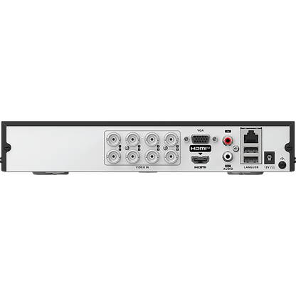 DVR 8 Canales TURBOHD + 8 Canales IP / 8 Megapixel (4K) / Audio Bidireccional / ACUSENSE / 1 Bahía de Disco Duro / Salida de Video en Full HD / H.265+