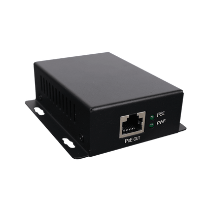Inyector PoE Industrial / Ideal para Aplicaciones Solares / Entrada 9-32 Vcc / Salida PoE pasivo 24V / Conexión plug and play / Ideales para Enlaces Inalámbricos (Ubiquiti, Cambium, Mimosa, MikroTik)