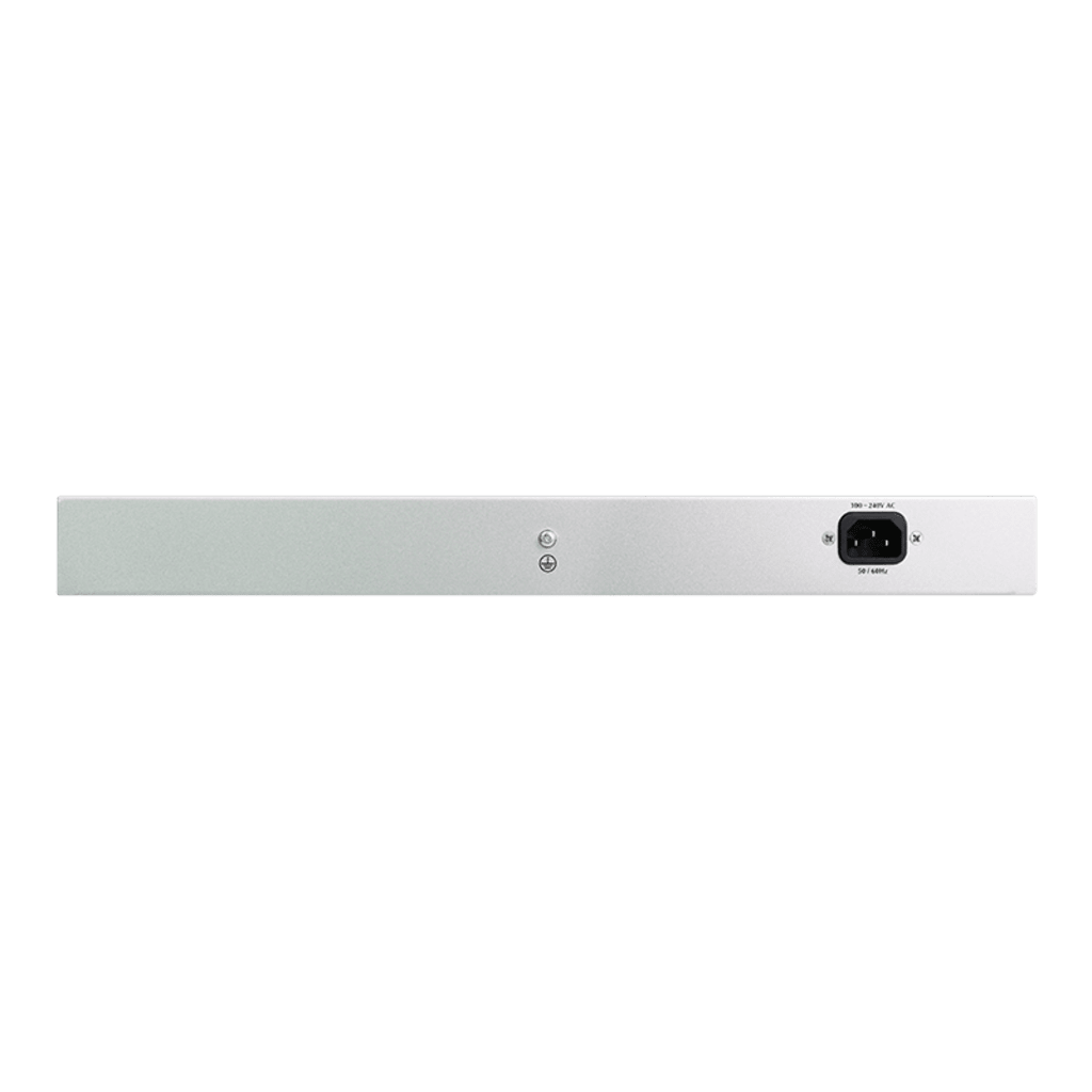 Switch Administrable PoE  / 24 puertos PoE af/at Gigabit /  2 x SFP Gigabit / Administración Cloud Gratuita / Presupuesto 370 W