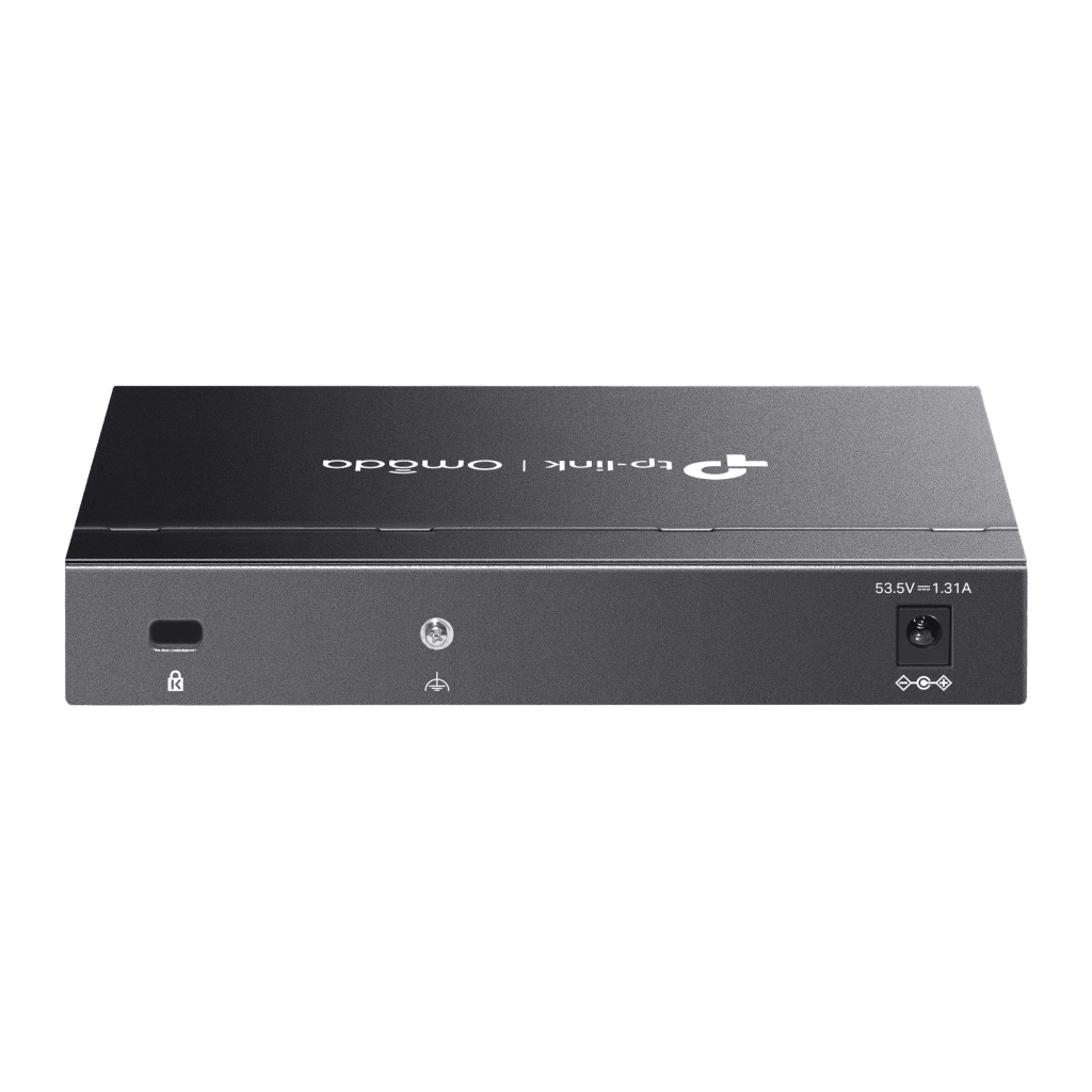 Switch Omada 6 Puertos Gigabit / 4 Puertos PoE+ 65W / Gestión Cloud SDN / Sin Ventiladores / QoS / VLAN / IGMP Snooping / 250 m PoE