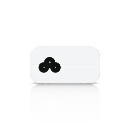Adaptador PoE+ 2.5G / hasta 30 W / 48V 0.65A / (2) Puertos RJ45 MultiGigabit 2.5G / Salida PoE+ / LED Indicador / Ideal para APs UniFi WiFi 7 / / Protección contra Sobretensiones