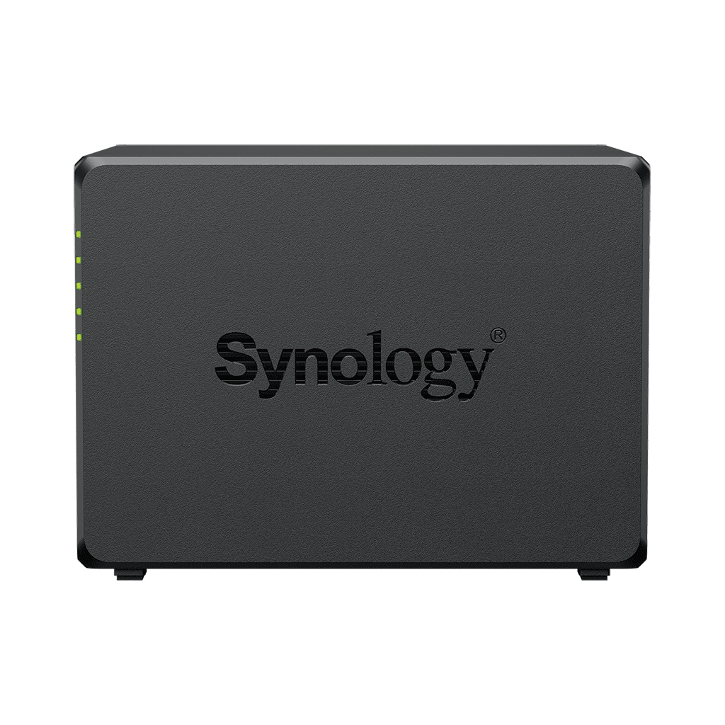 NAS DiskStation DS425+ | 4 Bahías | Intel Celeron J4125 2.7 GHz | 2 GB DDR4 / 2.5GbE + 1GbE | 2 Puertos USB 3.2 Gen 1 | 2 Ranuras M.2 NVMe | Hasta 80 TB | Synology DSM.