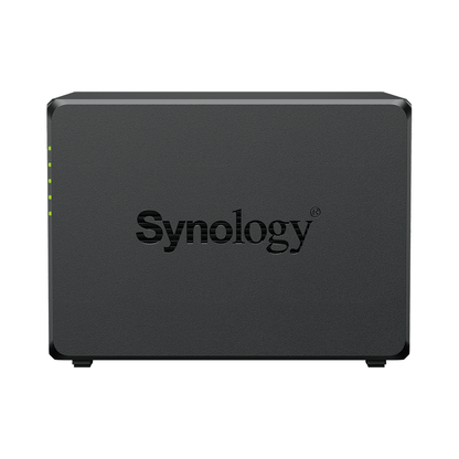 NAS DiskStation DS425+ | 4 Bahías | Intel Celeron J4125 2.7 GHz | 2 GB DDR4 / 2.5GbE + 1GbE | 2 Puertos USB 3.2 Gen 1 | 2 Ranuras M.2 NVMe | Hasta 80 TB | Synology DSM.