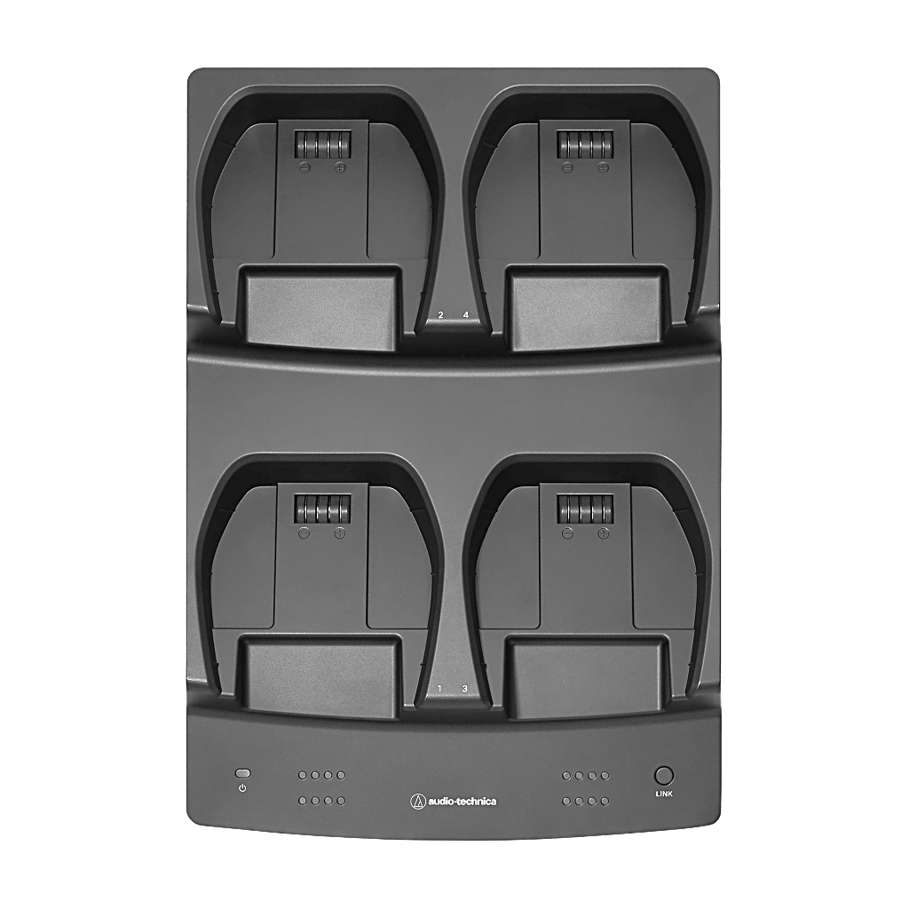 ESTACIÓN DE CARGA DE CUATRO BAHÍAS PARA TRANSMISORES DE SUPERFICIE Y ESCRITORIO SERIE ESW.