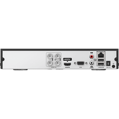 DVR 4 Canales TURBOHD + 4 Canales IP / 8 Megapixel (4K) / Audio Bidireccional / ACUSENSE / 1 Bahía de Disco Duro / Salida de Video en Full HD / H.265+