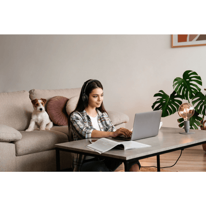 Diadema Cableada Profesional USB-C/A UH44 Mono de Yealink con Cancelación de Ruido por IA y Control de Llamadas Integrado