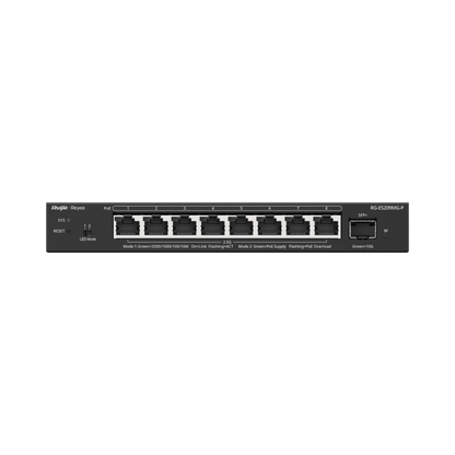 Switch Administrable Capa 2 con PoE+ Multi-Gigabit, 8 puertos 2.5Gb y 1 SFP+ 10G, hasta 130w