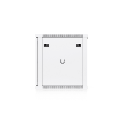 UACC Rack Cabinet 12U (598 x 600 mm) - Gabinete Cerrado para Montaje en Pared con Puerta Frontal de Vidrio Templado, Totalmente Ensamblado con Ventiladores Integrados y Paneles Removibles