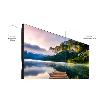 KIT de Video wall LCD 2x3 / 6 pantallas de 55" VM55BU para conexion daisy chain / incluye montajes de pared Peerless DS-VW765-LAND