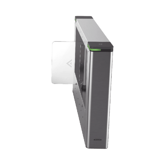 Torniquete DERECHO (Contiene Tarjeta Maestra) con Sistema de Descarga Electrostatica ESD / Carril de 65 cms / Incluye Panel y Lector de Tarjeta /  6,000,000 MCBF / Administrable por software / Requiere Torniquete Izquierdo