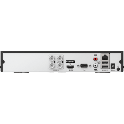 DVR 4 Canales TURBOHD + 2 Canales IP / 5 Megapixel Lite - 3K Lite / Audio Bidireccional  / ACUSENSE (Evista falsas alarmas) / 1 Bahía de Disco Duro / Salida de Video en Full HD