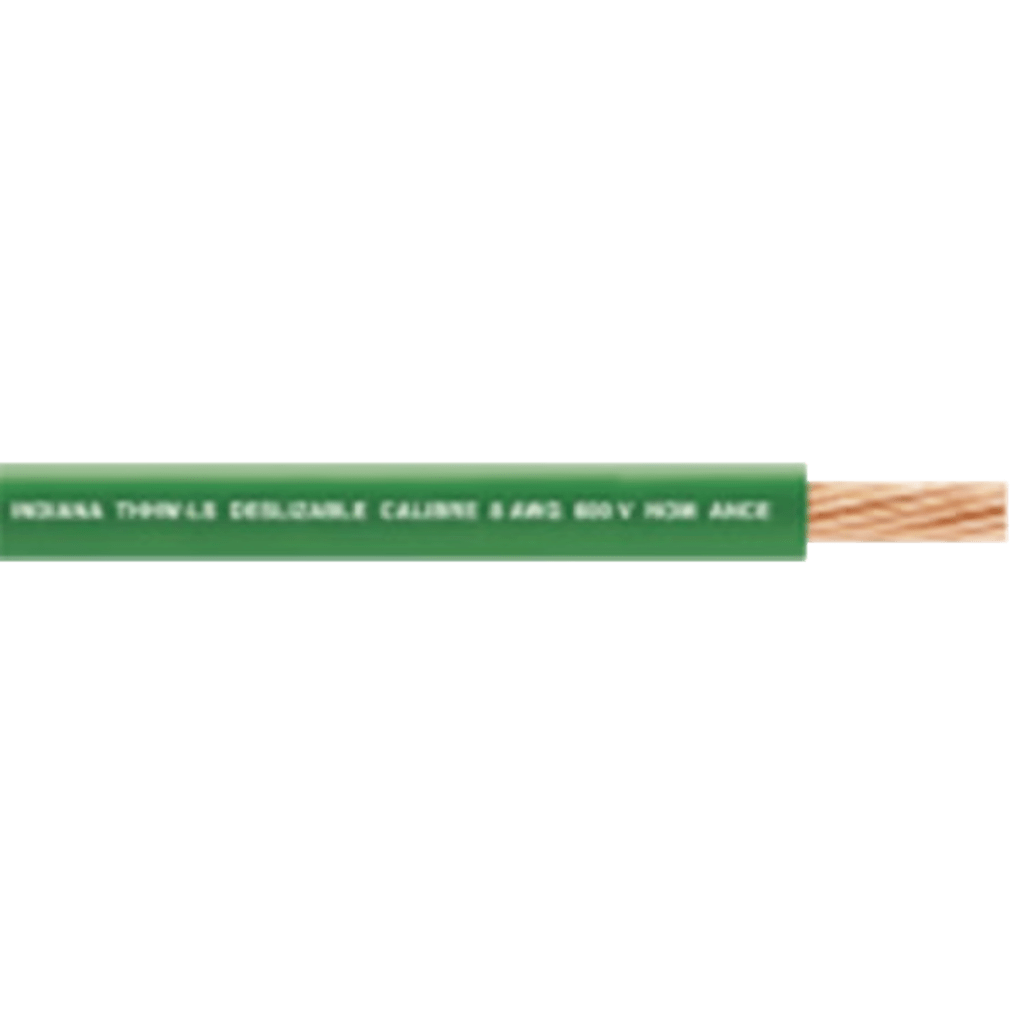 (SLY311) Cable Eléctrico de Cobre Recubierto THW-LS Calibre 12 AWG 19 Hilos Color Verde (100 Metros (328.08 Pies))