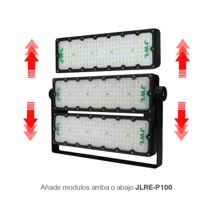 Reflector LED 200 W /350 x 250 mm / 85 - 265 Vca~ 50/60Hz / TCC 6 500 K / Uso en exterior.