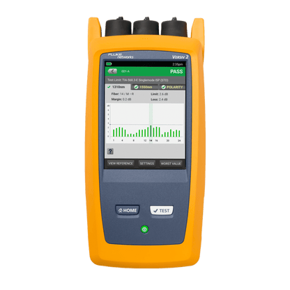 Certificador de Fibra Óptica MPO MMC Pinned/Unpinned CertiFiber Max  / Test Set de Pérdida Óptica / 24 Fibras en 1 Segundo  / Sistema Versiv / LinkWare Live / Doble Inspección