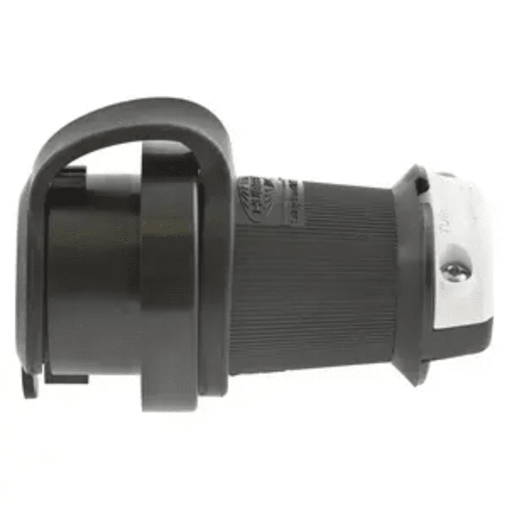 Enchufe con Bloqueo de Media Vuelta Industrial y Cubierta Hermética de 30 A 250 V CA / 3 Polos 4 Hilos / Nema L15-30P.