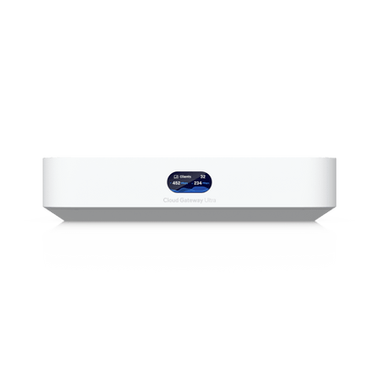 UCG Ultra Cloud Gateway Compacto con Soporte para  hasta 30+ Dispositivos UniFi, 300+ Clientes, Enrutamiento IDS/IPS de 1 Gbps y Balanceo Multi-WAN