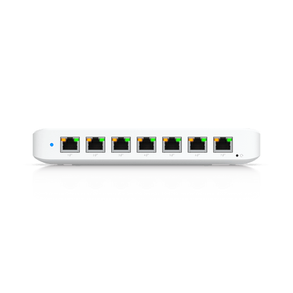 USW Ultra 60W Switch de 8 Puertos GbE (7 Puertos PoE+ y 1 Puerto Entrada PoE++) con Opciones de Montaje Versátiles