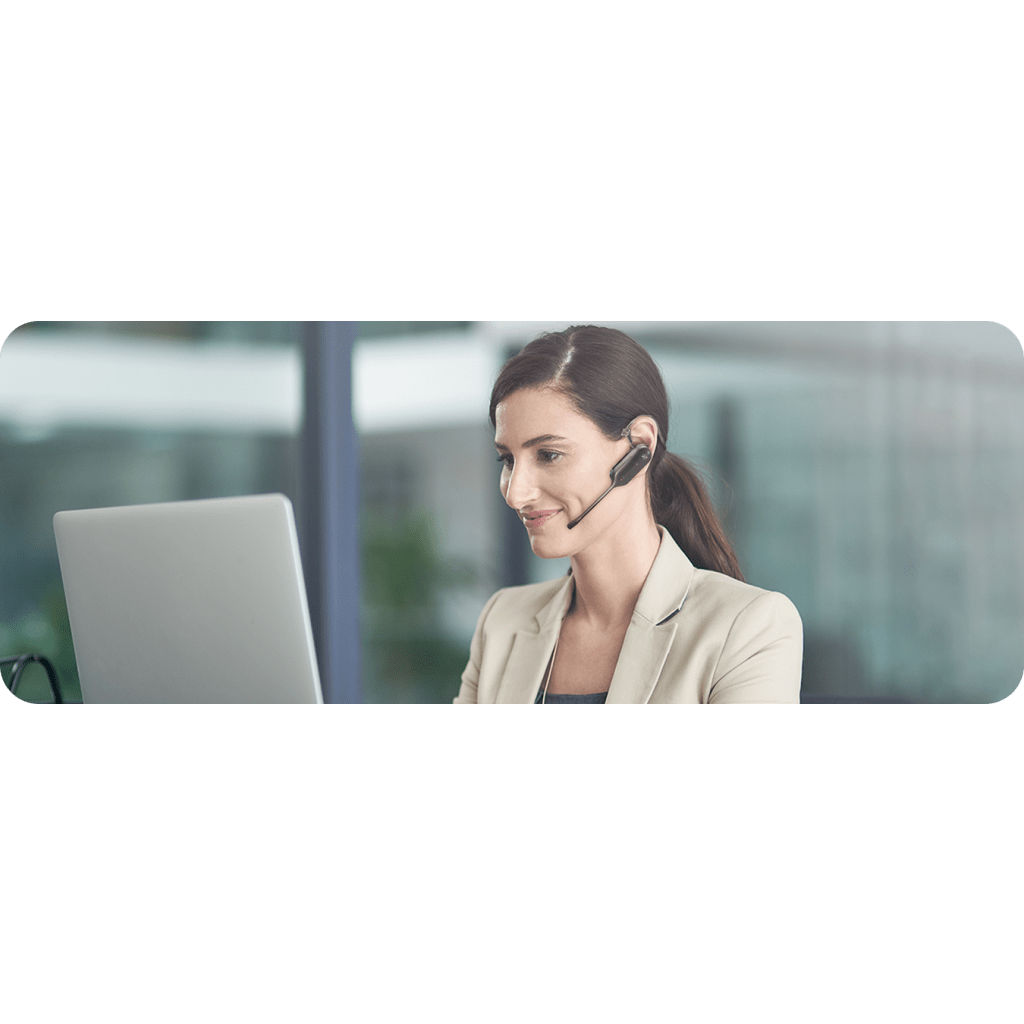 Auricular DECT Inalámbrico WH63 E2 de Yealink con Certificación Teams y Cancelación de Ruido Profesional