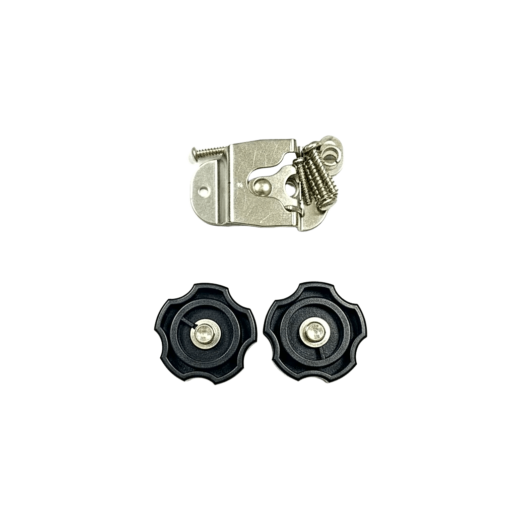 Juego de Partes para Instalación de Radio Móvil Marino / Compatible con IC-M200 IC-M220 IC-M330 / Bracket con Perrillas en Color Negro / Montaje Profesional
