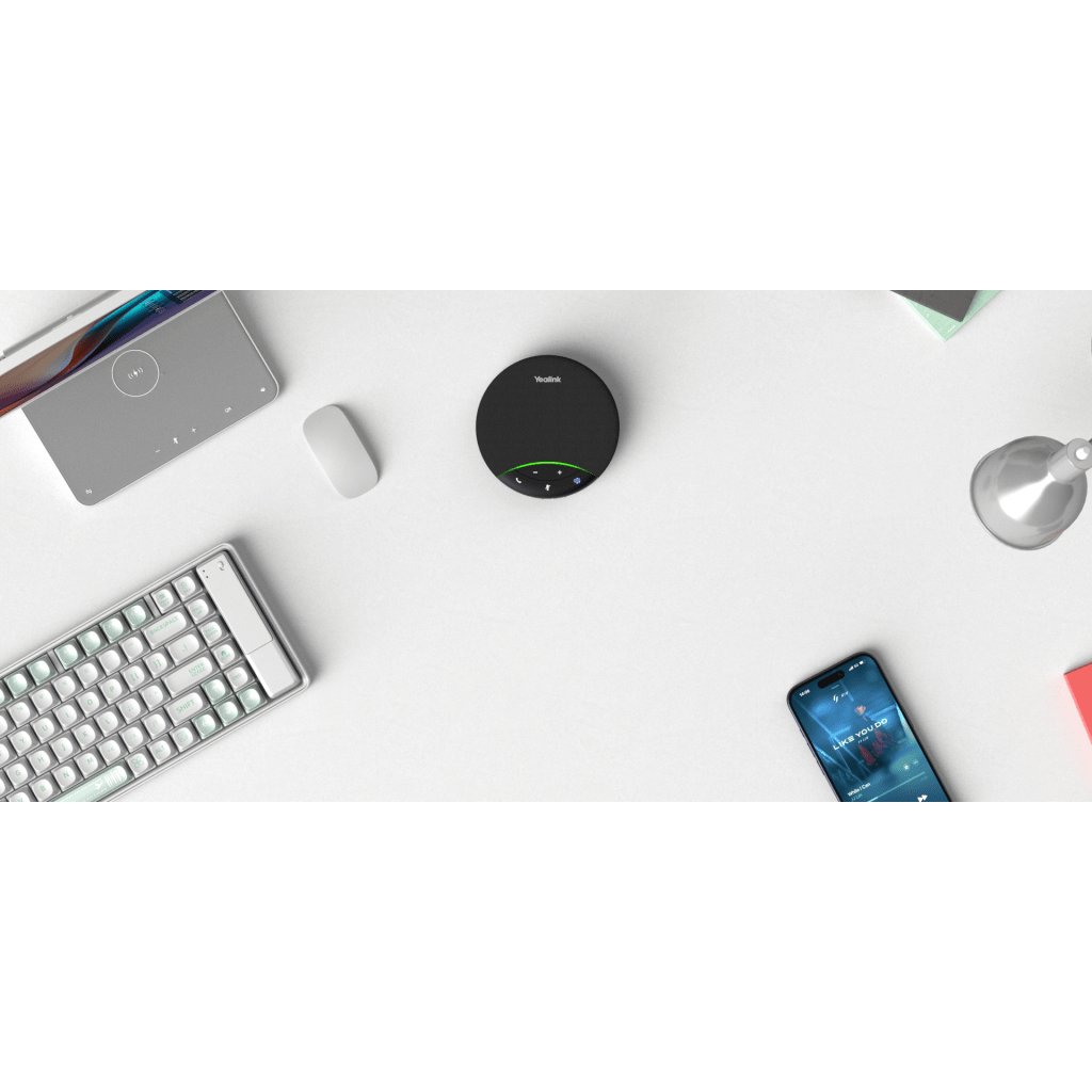 Altavoz USB SP92 de Yealink para Conferencias con Reducción de Ruido por IA y Bluetooth 5.3
