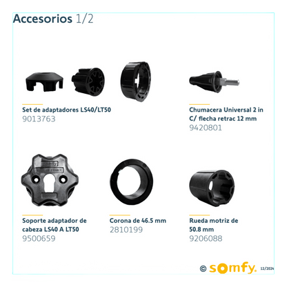 Para persiana, motor tubular mecánico, integrable con Shelly25 o MINICENTRALIS señal RTS, Persiana de 2.3 ancho y alto 4 mts.
