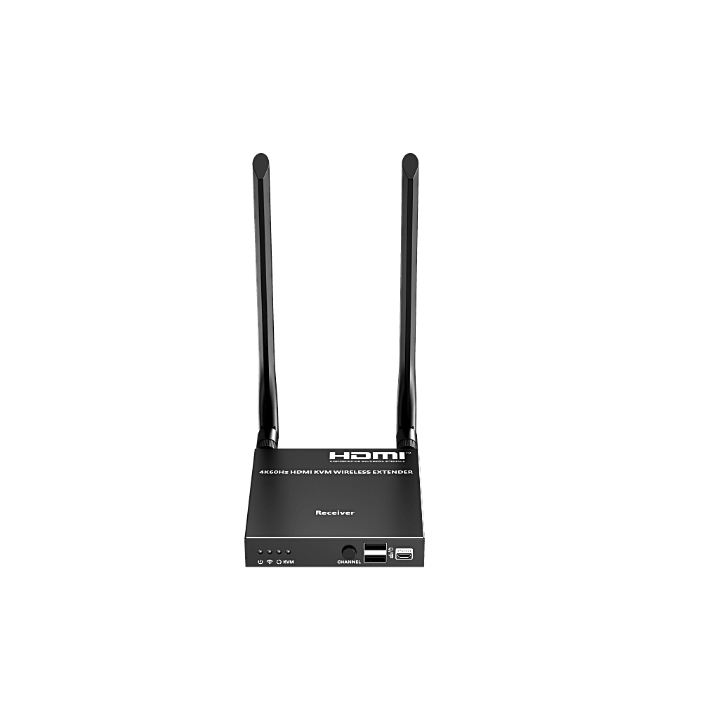 Extensor Inalámbrico | 4K@60Hz | Transmisión hasta 50m | Solo Rx | Transferencia IR | Emparejamiento SSID | Compatible TT699KVMV2.0