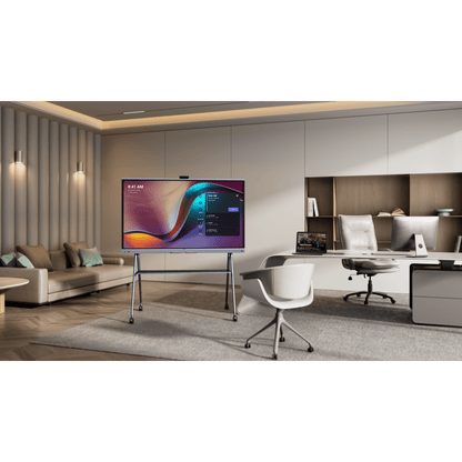 Yealink MeetingBoard 65 Pro, Centro de Colaboración Inteligente con IA, 4K UHD, Android 13, Micrófonos Integrados y Cámara Ultra Gran Angular