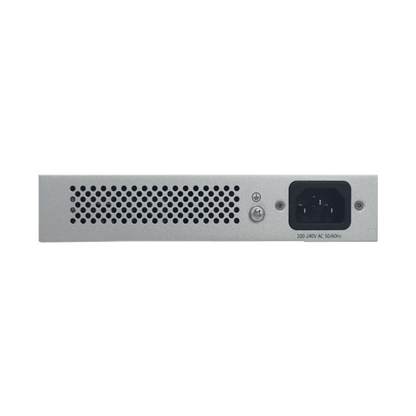 Switch PoE / Administración en la nube / Con 8 puertos 10/100 Mbsp PoE af/at / 2 Puertos Uplink 10/100/1000 Mbps /  Presupuesto 100 W / PoE hasta 250 metros / Soporta protocolo ONVIF
