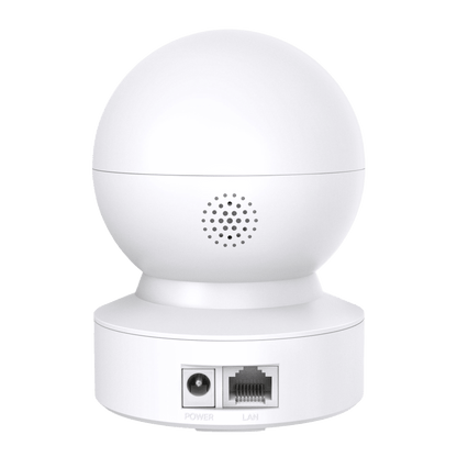 Cámara de Seguridad Wi-Fi PTZ / 2K 2304x1296 px / Paneo 360° Horizontal / Inclinación / Visión Nocturna IR 30 ft (10 m) / Detección de Personas / Detección de Llanto de Bebé / Audio Bidireccional / Almacenamie