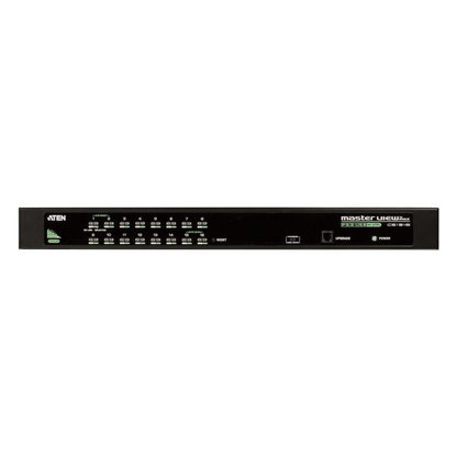 Switch KVM | 16 Puertos | Control 64-256 Computadoras | USB-PS/2 Dual Interface | Video 2048x1536 | Hotkey-OSD | Rack Mount 1U