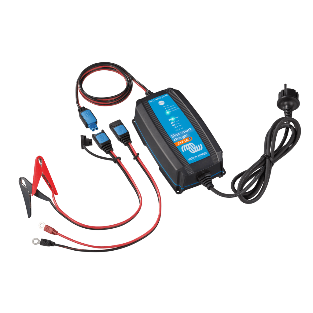 Blue Smart IP65 24/5 / Cargador de Baterías 24V, 5A / Para Ambientes Marinos y Terrestres. /  Para baterías de Plomo y Litio