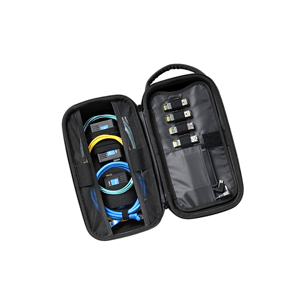 Probador de fibra para LinkIQ de 1 Gb/s y 10 Gb/s / Ping y Diagnóstico Switch / Bolsa de Transporte
