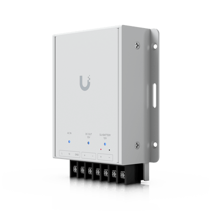 Fuente de Alimentación de 12V con Soporte para Batería de Respaldo SLA Opcional, Compatible con UniFi Retrofit Hub