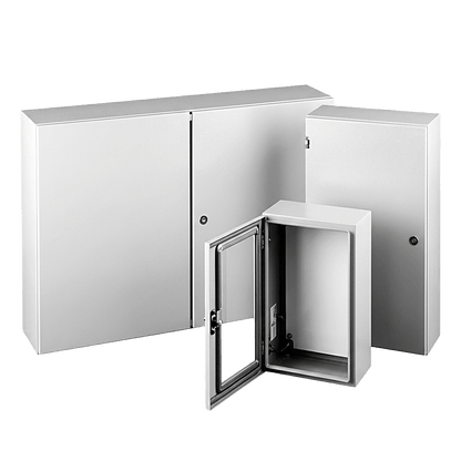 Gabinete Industrial de Puerta Sencilla  30 x 24 x 8 pulgadas (762 x 610 x 203 mm) / Acero Gris / IP66 / NEMA 4,12,13 / cUL Listed