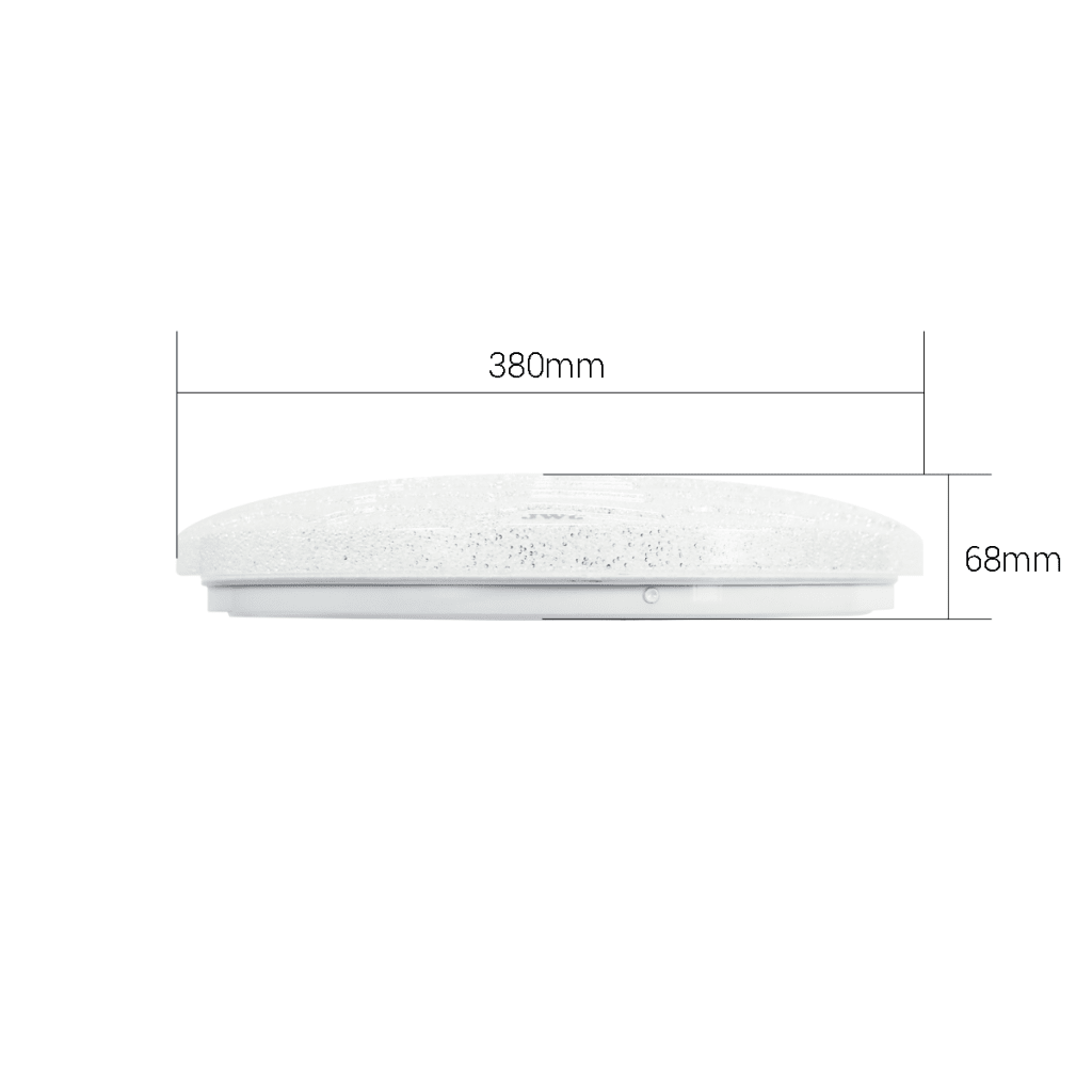 Lámpara de Techo LED / 40W / 3000 Lúmenes / 3 Temperaturas de Color (2700K-6500K) / IP20 Interior / Vida Útil 50,000 Horas / Material Aluminio y PC / Base Sobreponer