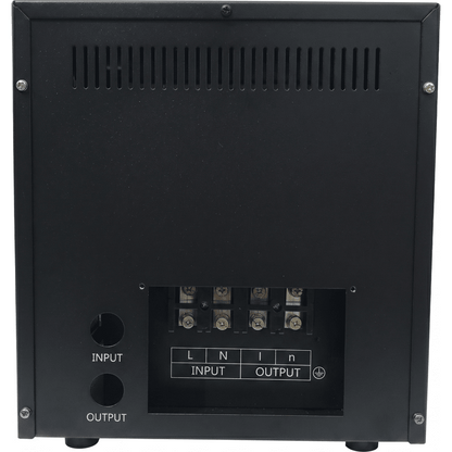 Regulador de Voltaje Industrial Monofásico Ferrorresonante 5 kVA/5 kW 120 V / Entrada 96-144 Vca / Salida 117.6- 122.4 Vca