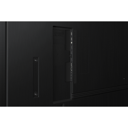Pantalla Profesional Neo QLED 115" Resolucion 4K / Panel VA / Brillo 1,000 nit / Dimensiones 2.56m largo x 1.46 m de alto / Uso 24/7 / HDMI 2.1 / DisplayPort 1.4 / WiFi-Bluetooth