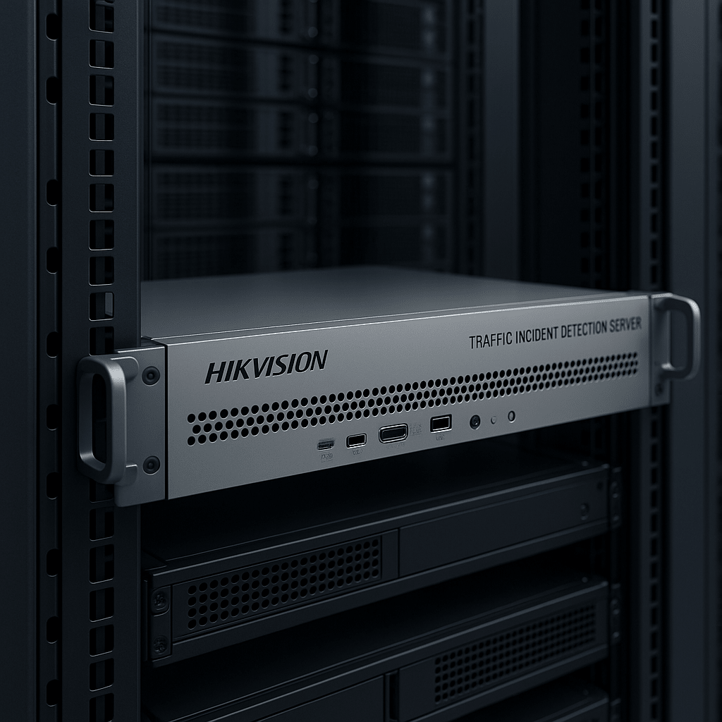 Servidor de Detección de Incidentes de Tráfico / 16 Canales / Detección de Múltiples Incidentes de trafico / Almacenamiento 2xSATA 8TB / Montaje en Rack 1U / Soporte LPR