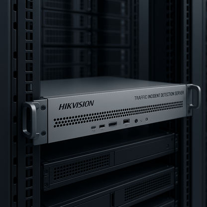 Servidor de Detección de Incidentes de Tráfico / 16 Canales / Detección de Múltiples Incidentes de trafico / Almacenamiento 2xSATA 8TB / Montaje en Rack 1U / Soporte LPR