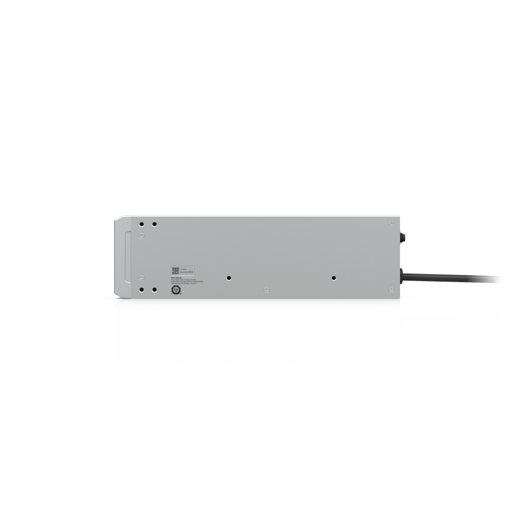 UniFi UPS Rackmount / 1.5kVA 1000W / 8 Contactos NEMA 5-15R / Batería Reemplazable 216Wh / 8 Minutos Autonomía Media Carga / Graceful Shutdown UNVR-UNAS / Soporte NUT