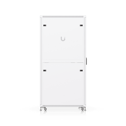 UACC Rack Cabinet 42U (600 × 1000 mm) – Gabinete de Piso Totalmente Ensamblado con Ventiladores Integrados, Paneles Removibles, Ruedas con Seguro y Puerta Frontal de Vidrio Templado