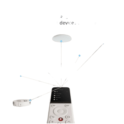 Control Remoto Universal IR / Pantalla LCD / Conexión WiFi + BLE / Compatible Matter / Alcance 120 m (393.7 ft) / 2000 mAh / Hasta 6 Meses Autonomía