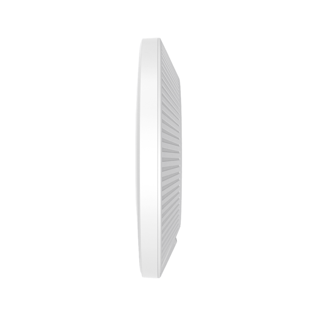 Punto de Acceso Omada / Wi-Fi 7 BE12000 MU-MIMO 4x4 / 1 Puertos 10/2.5 Gbps / Mesh Omada / Operaciones Multiencale (MLO) / Configuración por Controlador o Stand-Alone / Para Montaje en Techo/pared / Alimentación PoE+