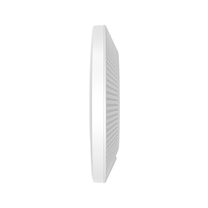 Punto de Acceso Omada / Wi-Fi 7 BE12000 MU-MIMO 4x4 / 1 Puertos 10/2.5 Gbps / Mesh Omada / Operaciones Multiencale (MLO) / Configuración por Controlador o Stand-Alone / Para Montaje en Techo/pared / Alimentación PoE+
