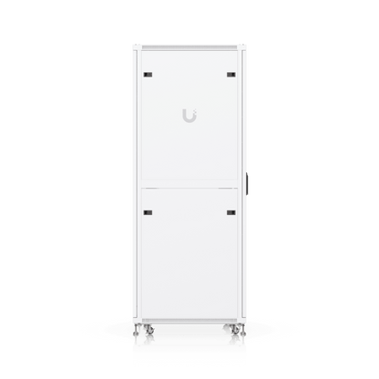 UACC Rack Cabinet 42U (600 × 800 mm) – Gabinete de Piso Totalmente Ensamblado con Ventiladores Integrados, Paneles Removibles, Ruedas con Seguro y Puerta Frontal de Vidrio Templado